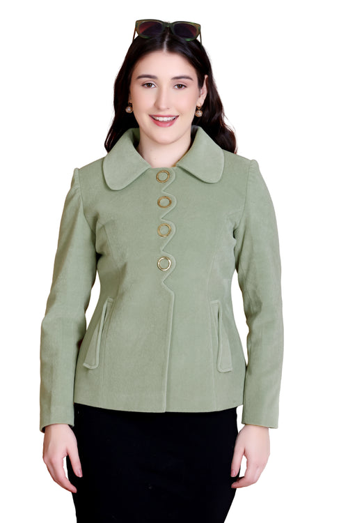 1051 Short Pista Coat front view
