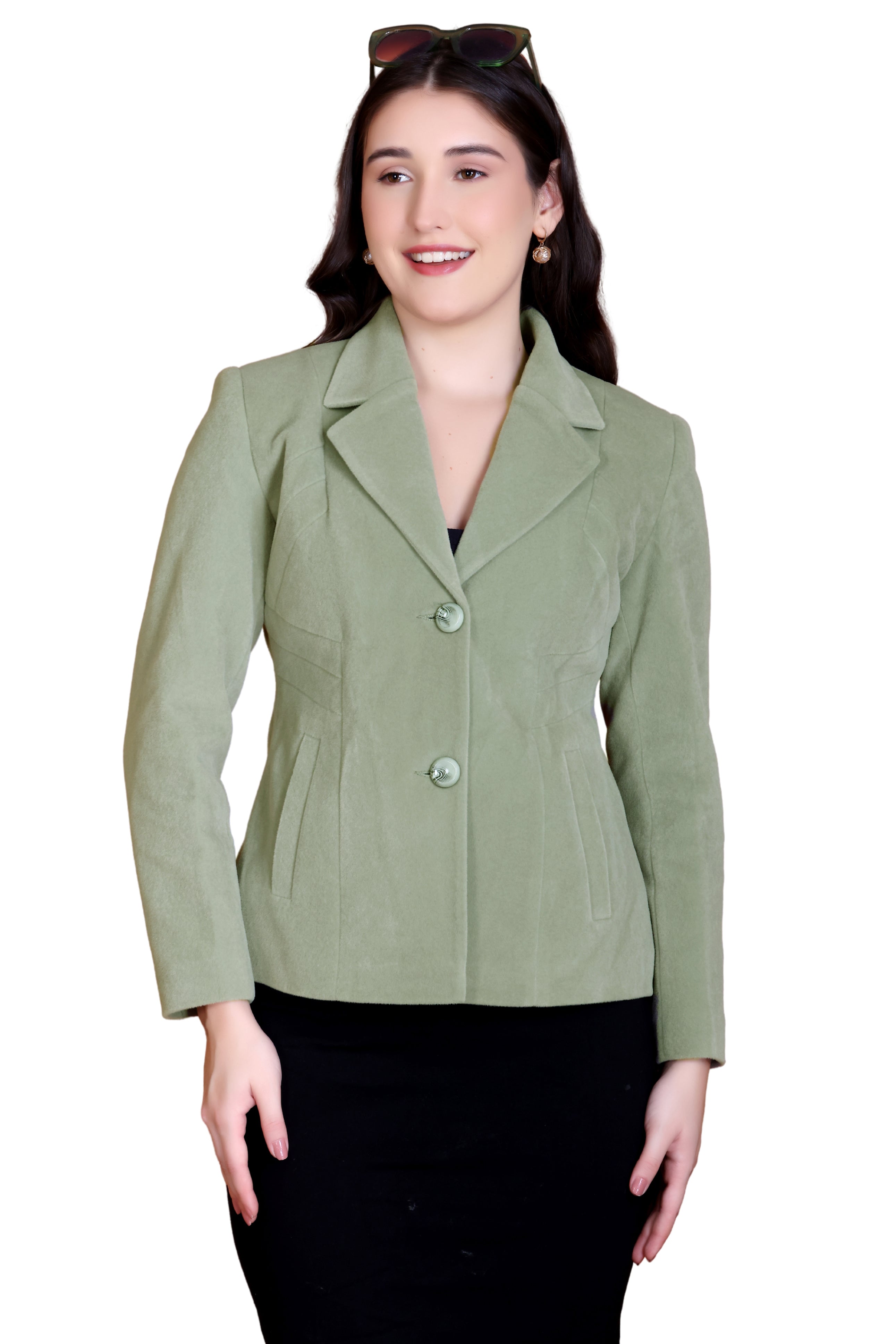 1052 Short Pista Coat front view