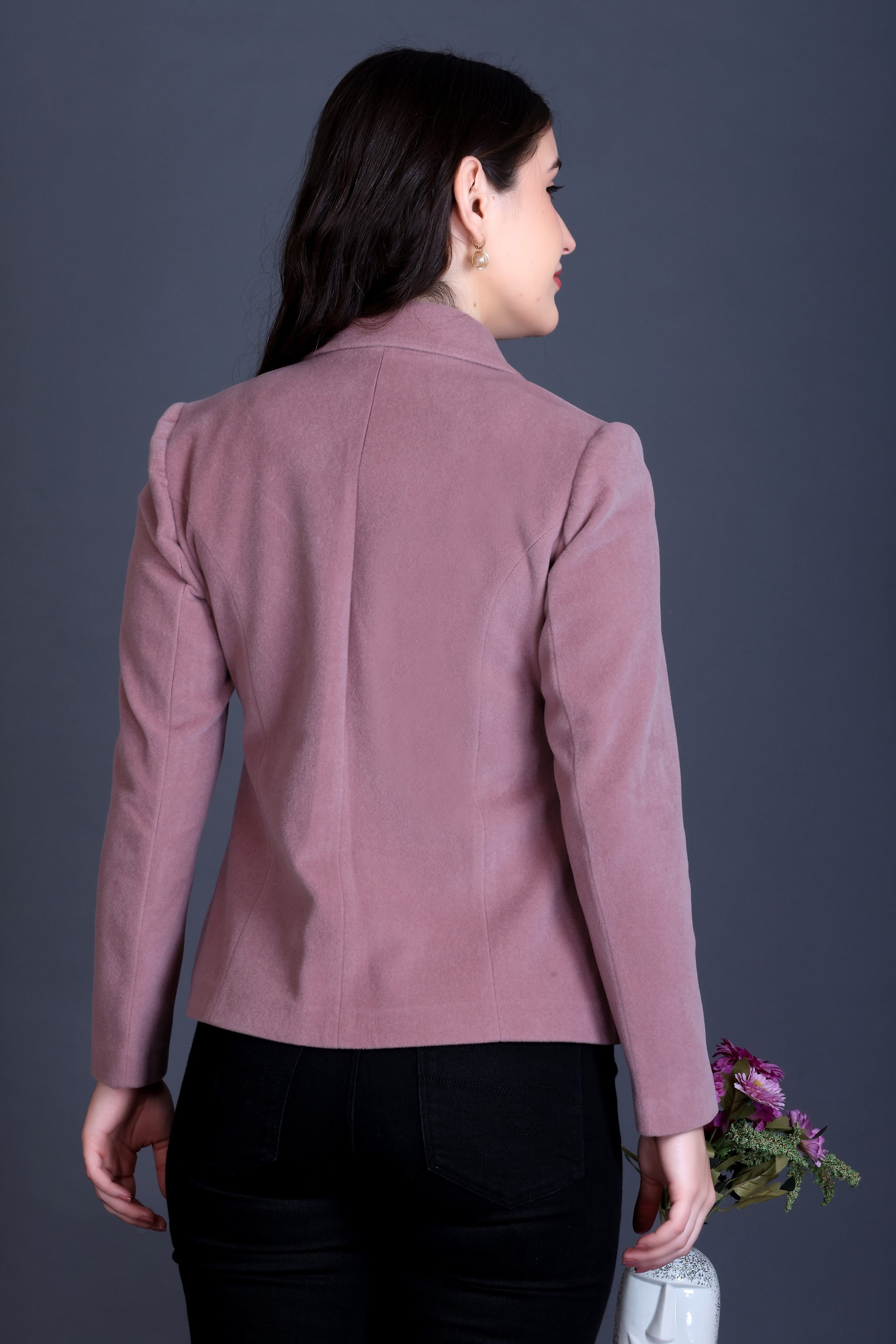 1054 Short Mauve Coat image 7