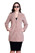 5046 Medium Camel Coat front view