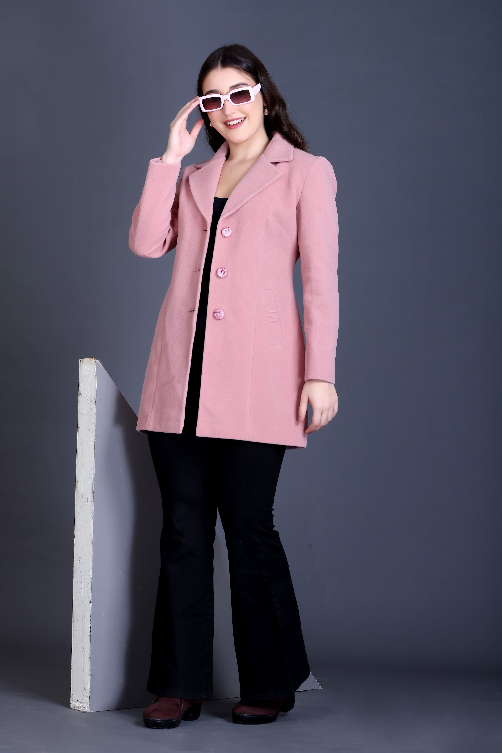 5047 Medium Pink Coat image 2