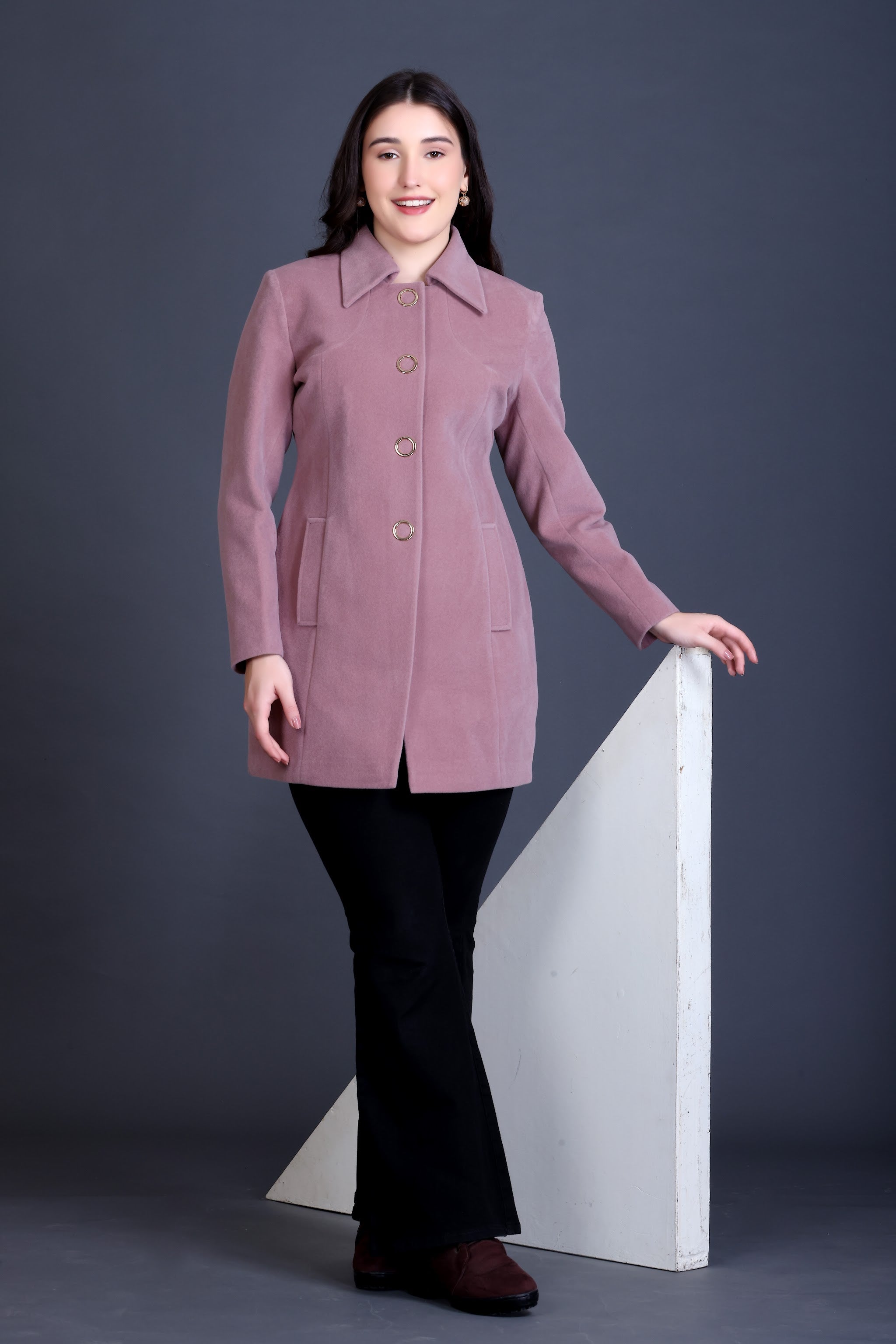 5049 Medium Mauve Coat image 3