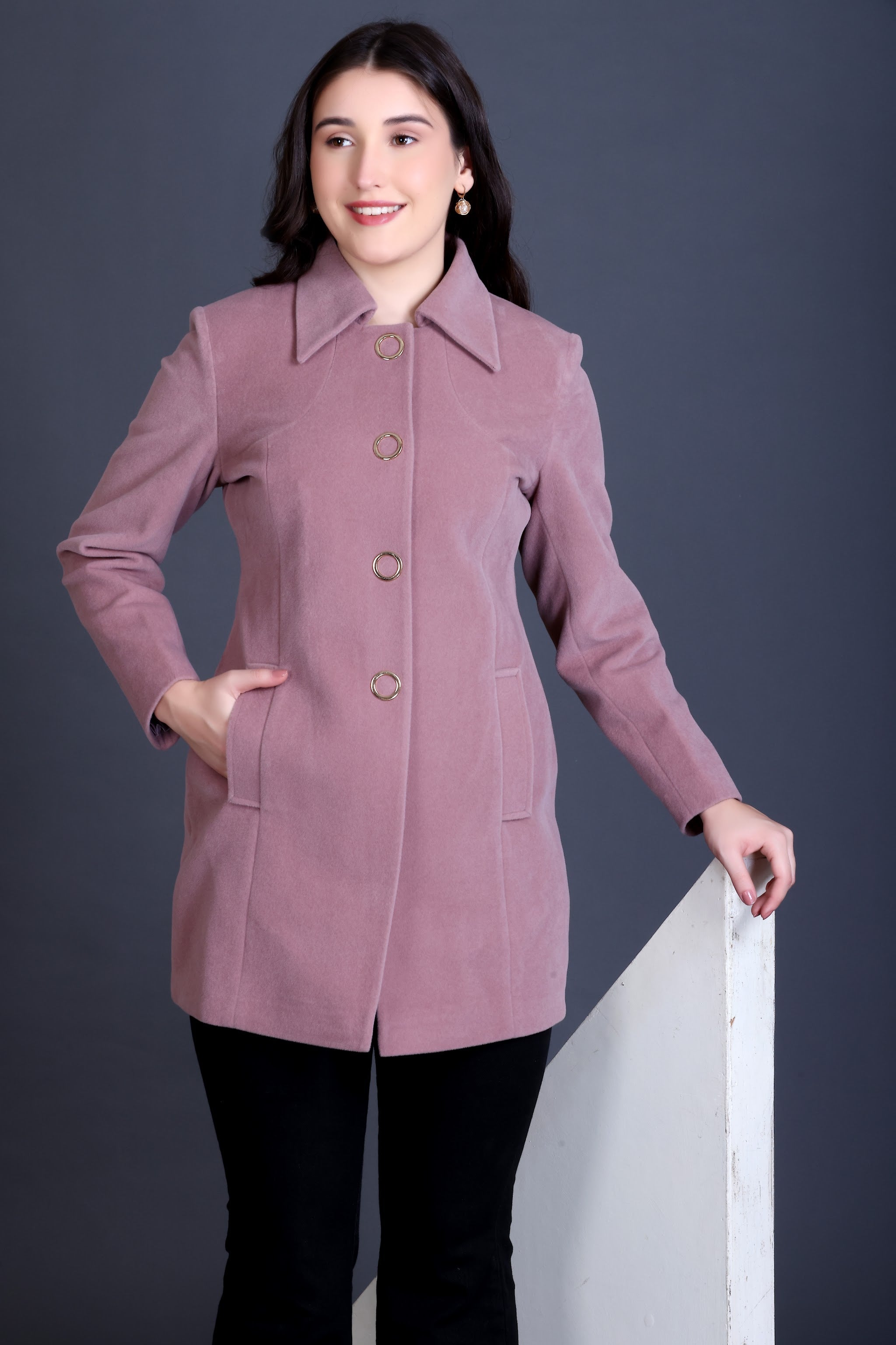 5049 Medium Mauve Coat image 4