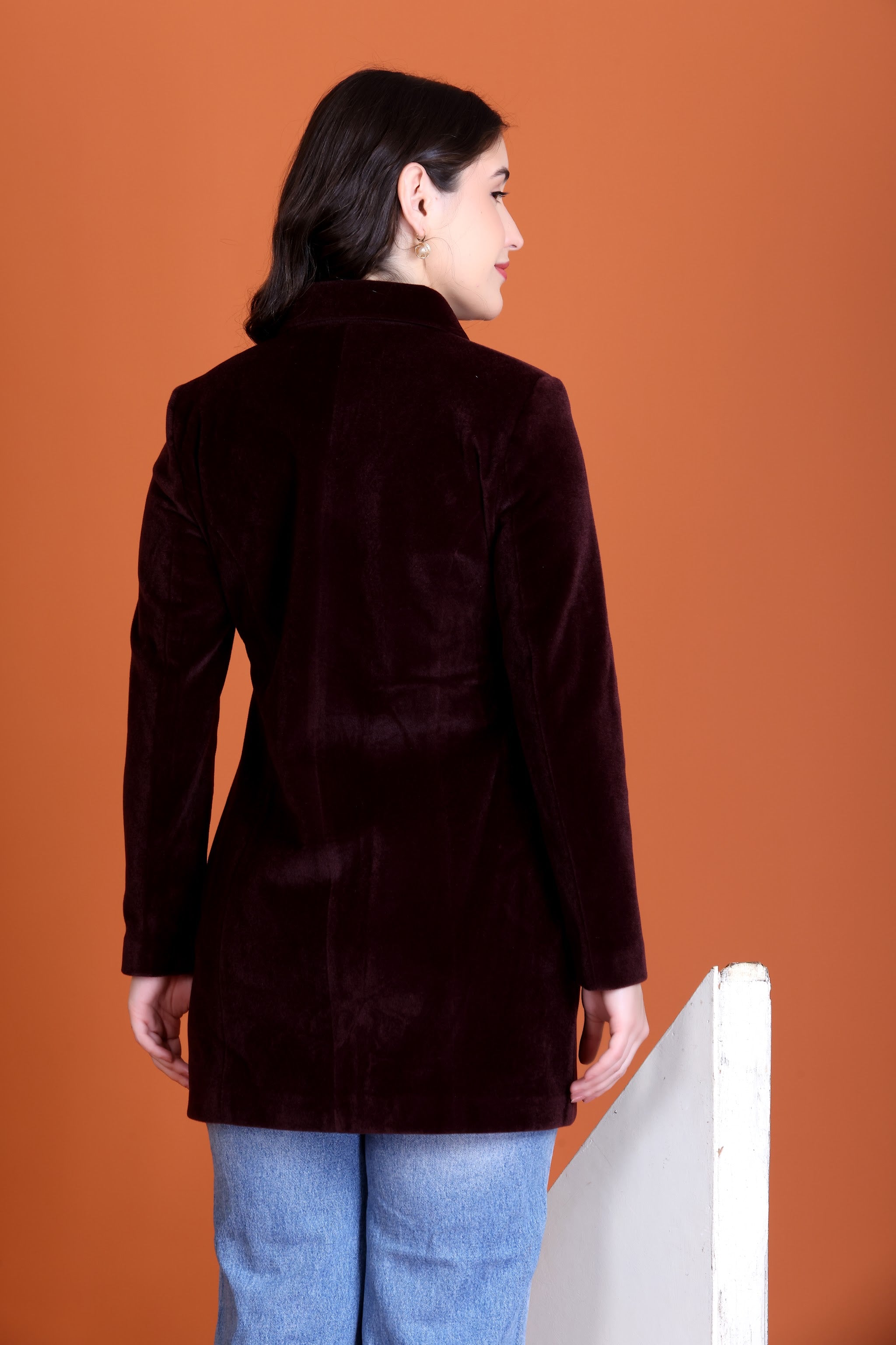 5049 Medium Wine Coat image 7