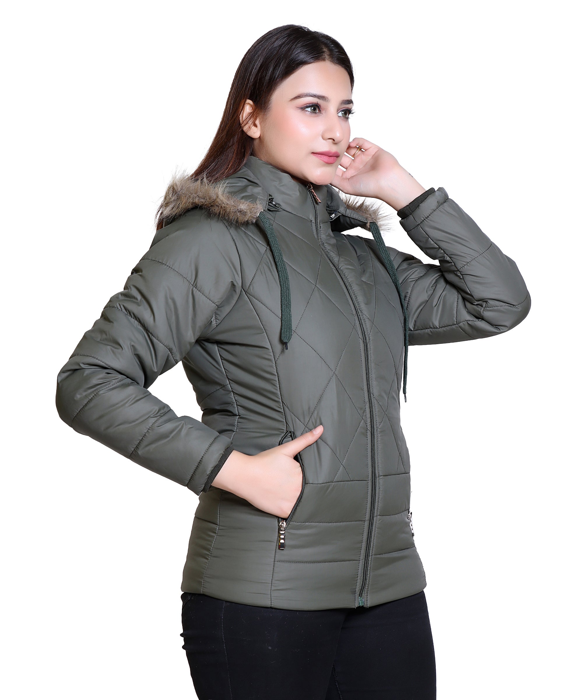 C11 Full Sleeve Olive Jacket image 3