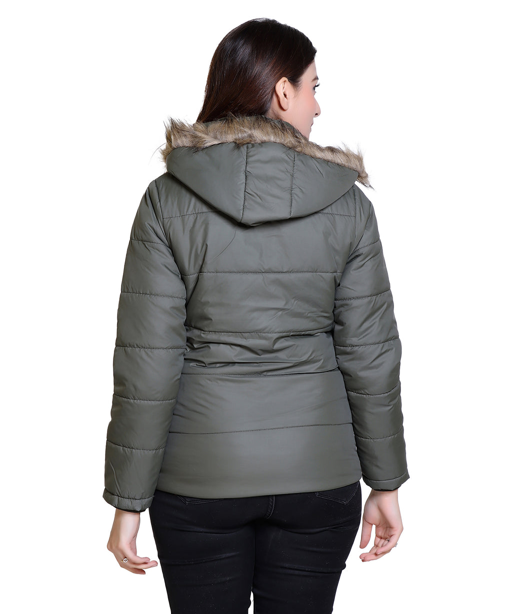 C11 Full Sleeve Olive Jacket image 5