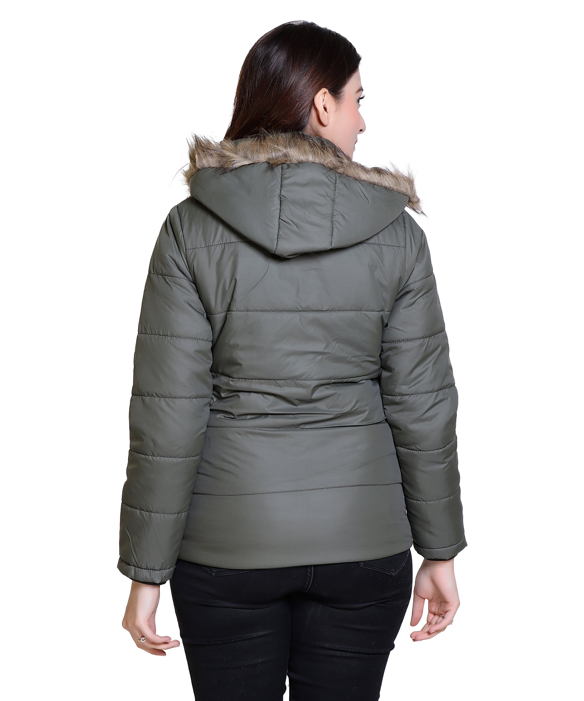 C11 Full Sleeve Olive Jacket image 5