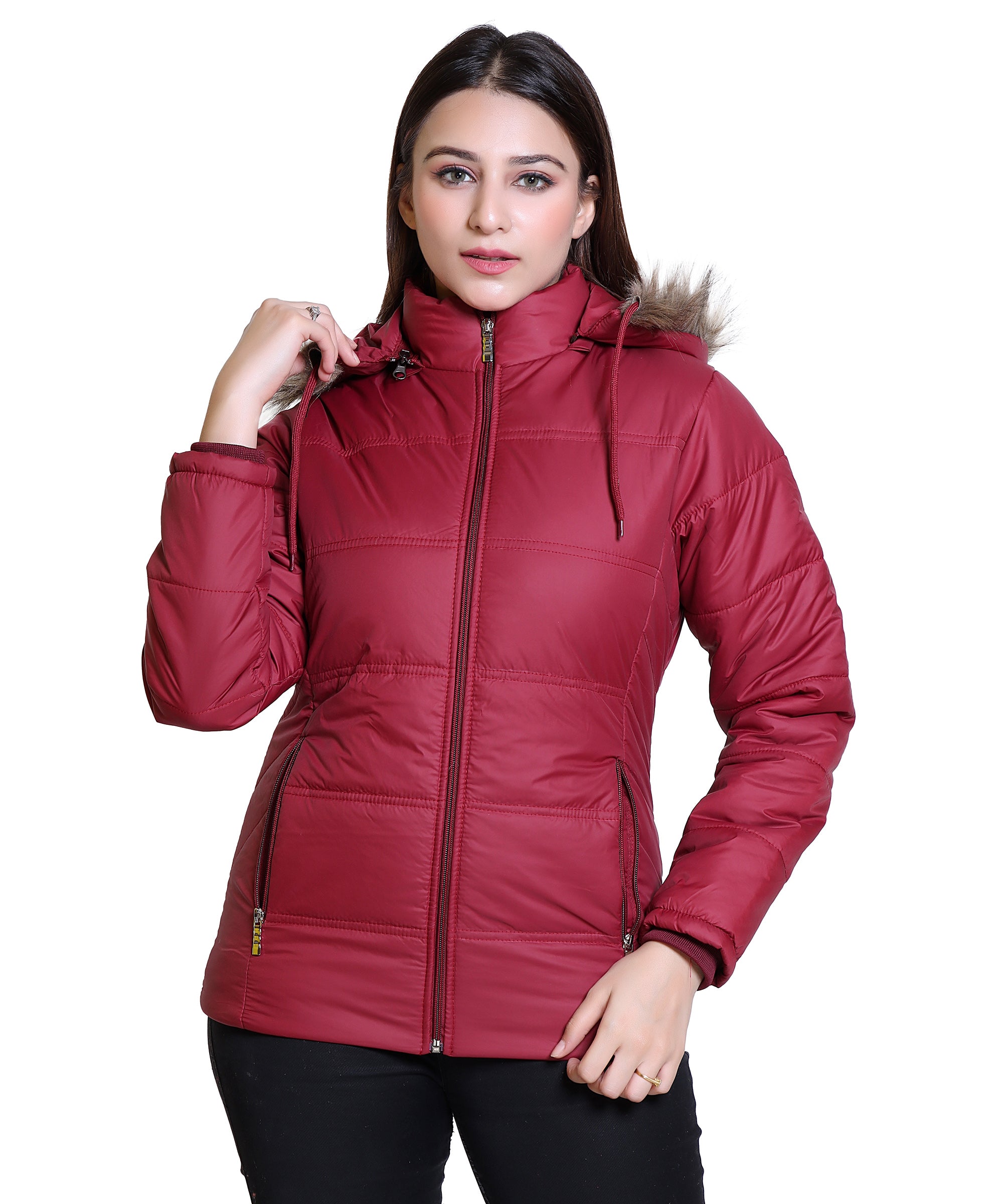 C12 Full Sleeve Maroon Jacket image 2