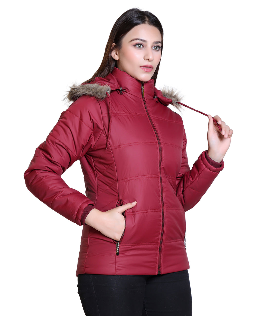 C12 Full Sleeve Maroon Jacket image 3
