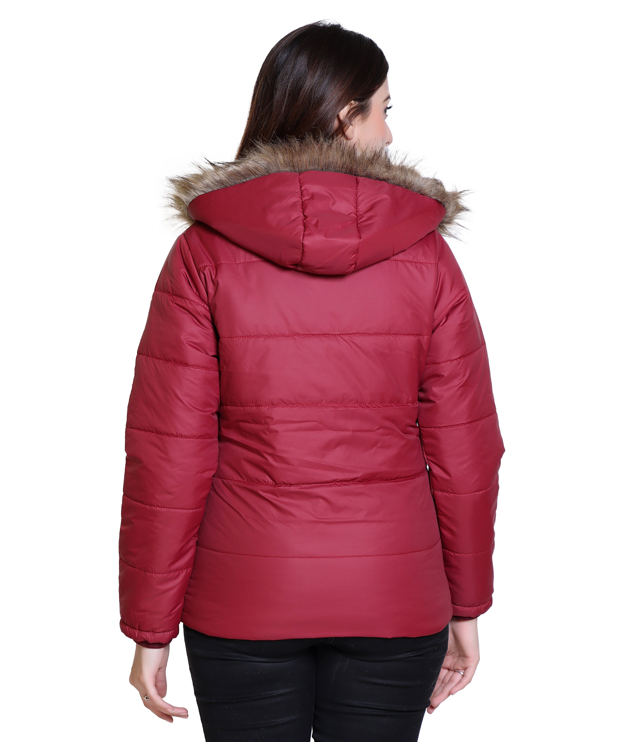 C12 Full Sleeve Maroon Jacket image 5