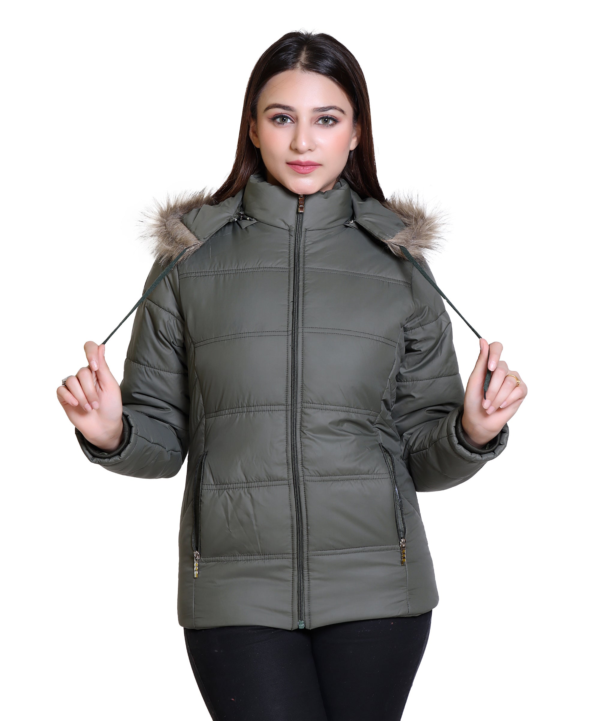 C12 Full Sleeve Olive Jacket image 2