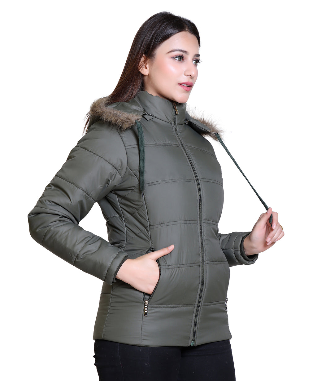 C12 Full Sleeve Olive Jacket image 3