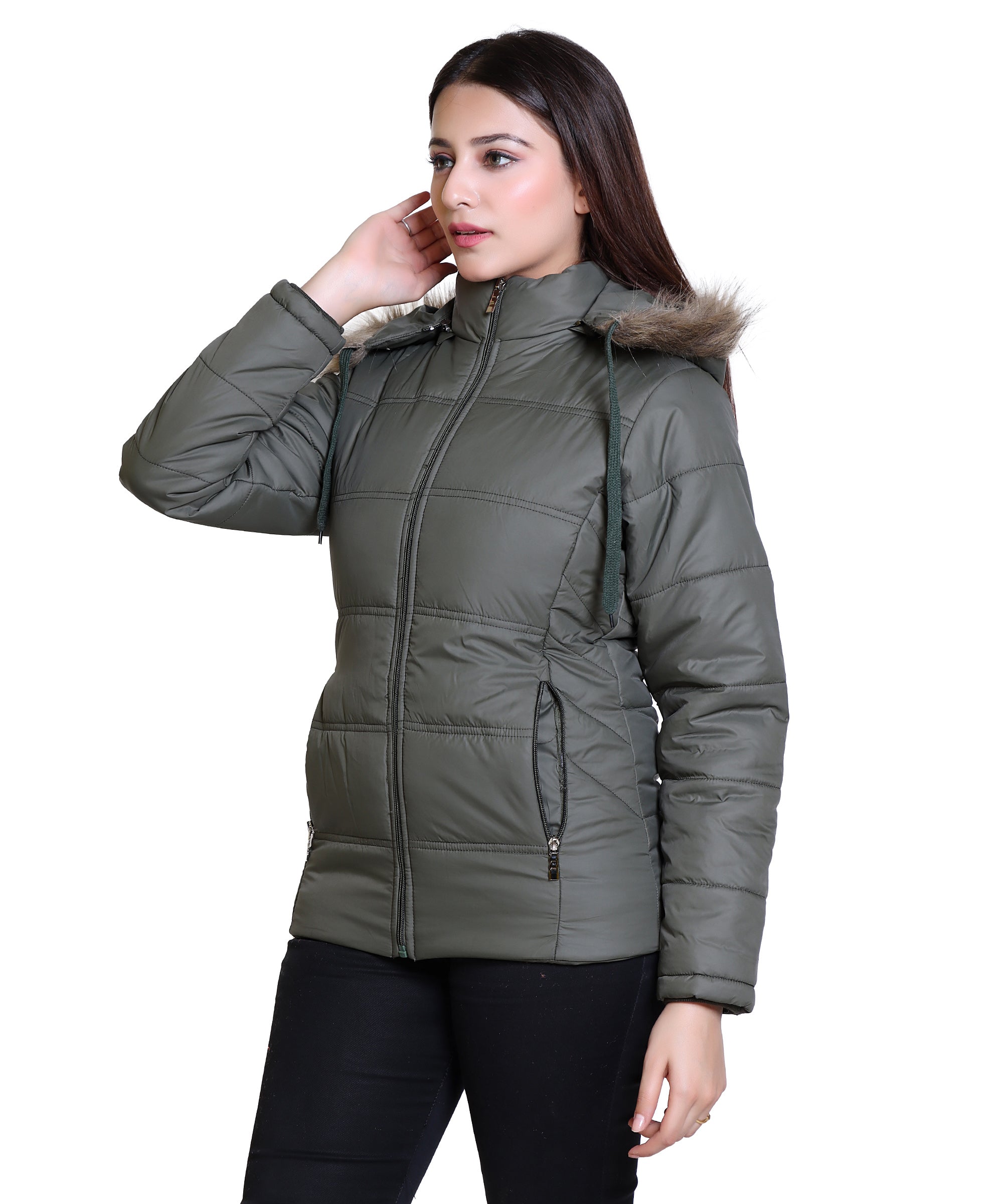 C12 Full Sleeve Olive Jacket image 4