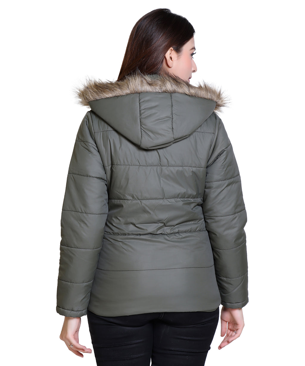 C12 Full Sleeve Olive Jacket image 5