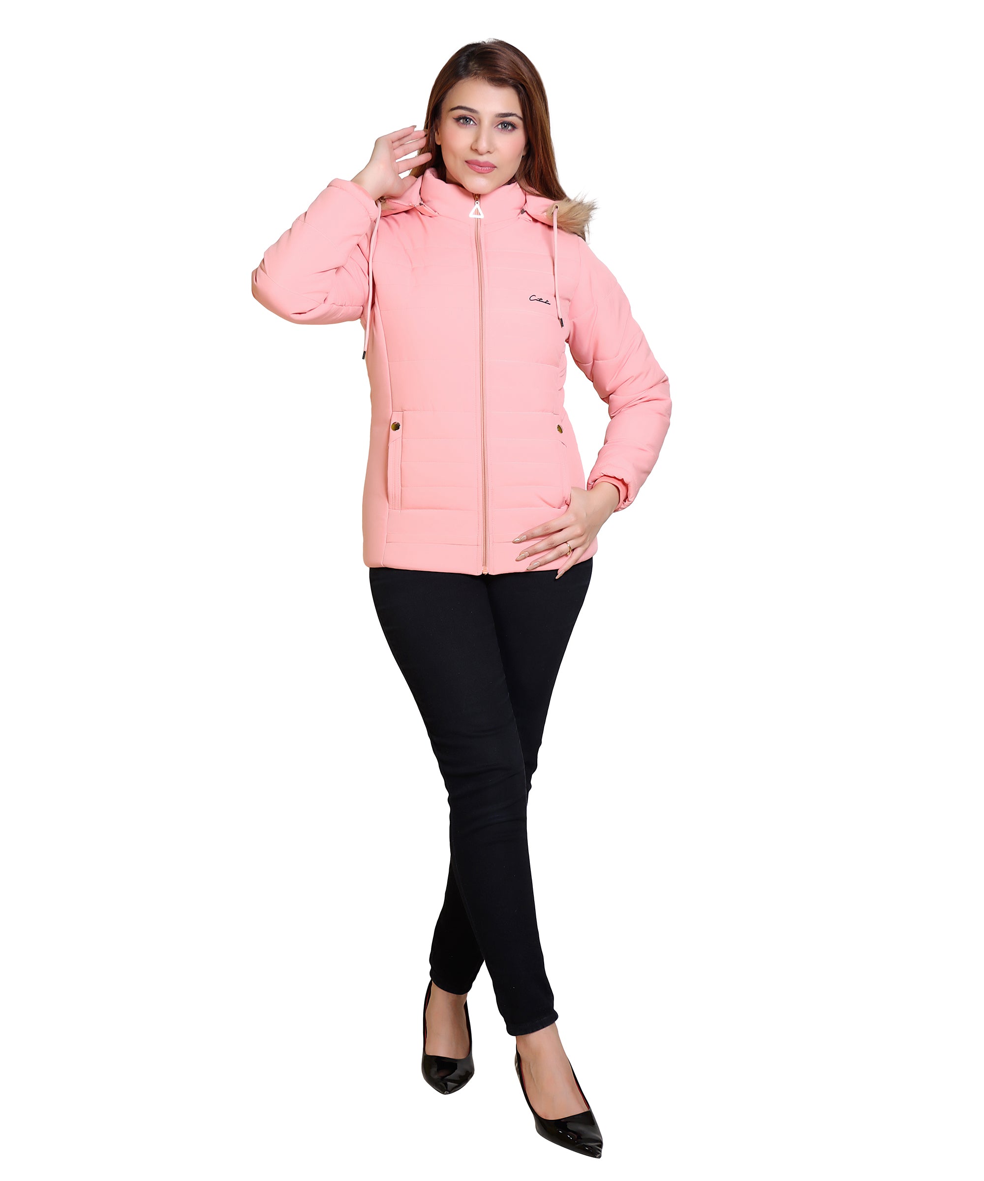 C14 Baby Pink Jacket front view