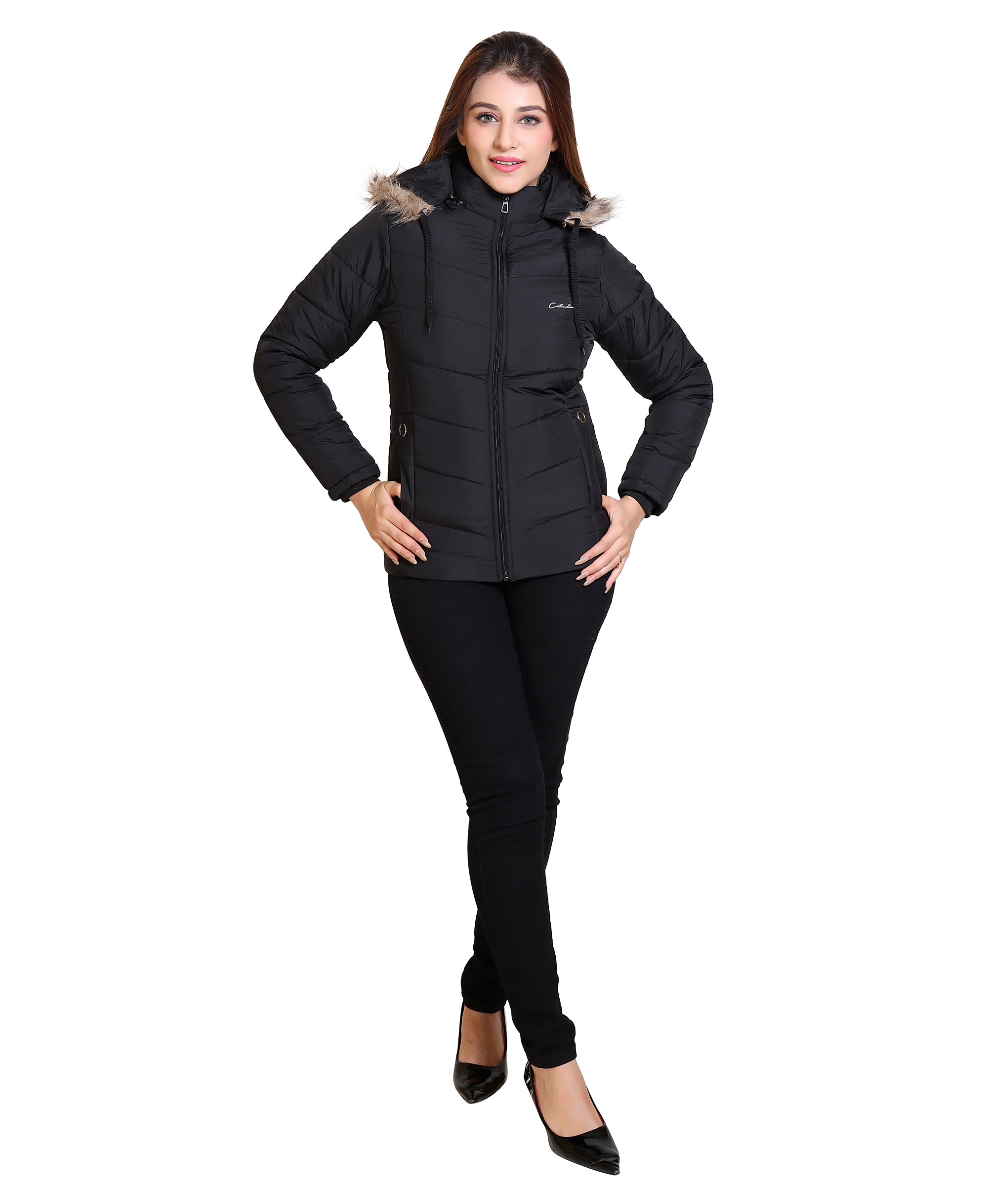 C16 Black Jacket front view