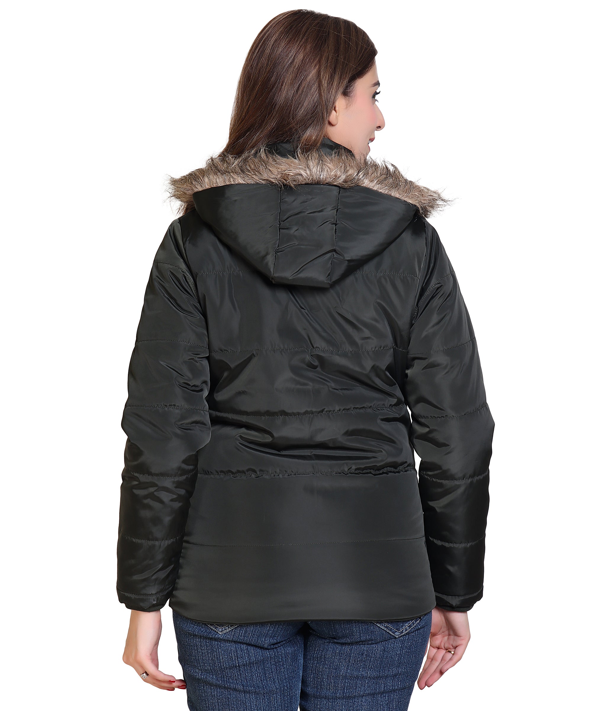 C20 Dark Olive Jacket front view